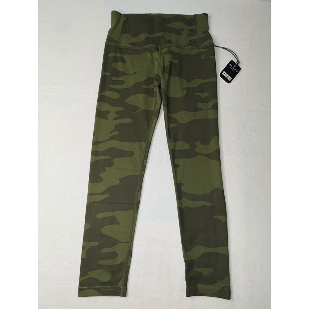 Alexo Athletica Springfield Armory Leggings Women Medium Green Camo NEW CC Carry